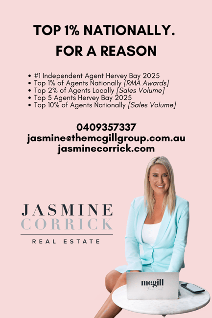 Jasmine Corrick, Top 1% Trusted Hervey Bay real estate agent on the Fraser Coast